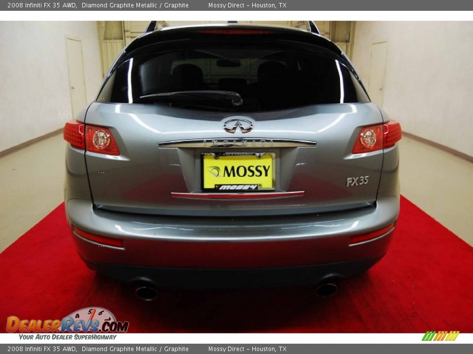 2008 Infiniti FX 35 AWD Diamond Graphite Metallic / Graphite Photo #5