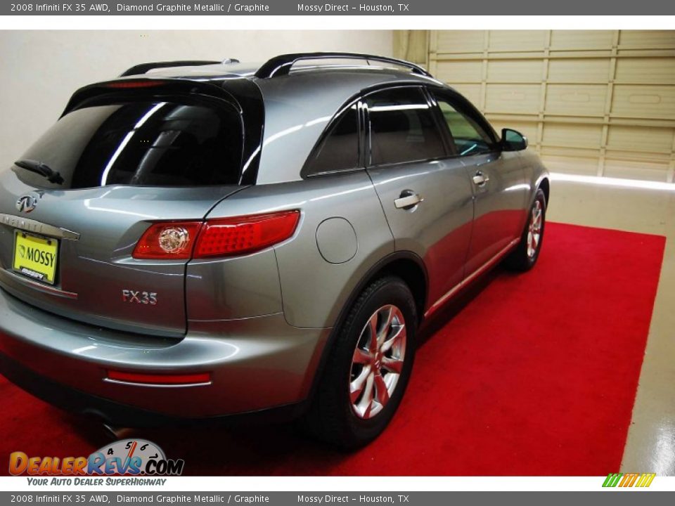 2008 Infiniti FX 35 AWD Diamond Graphite Metallic / Graphite Photo #6