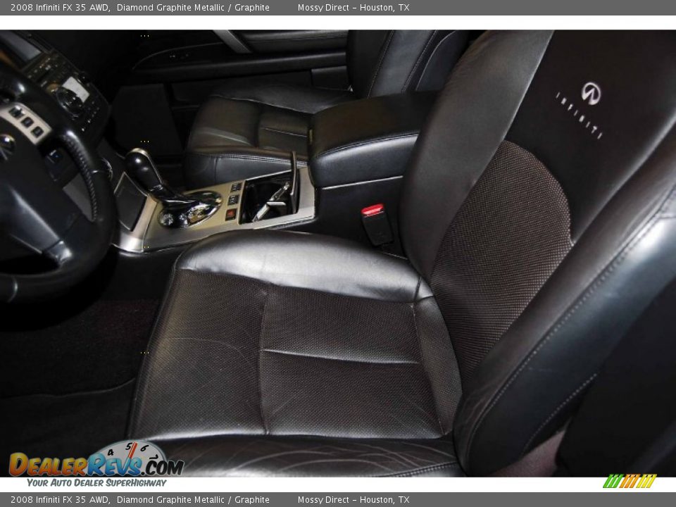 2008 Infiniti FX 35 AWD Diamond Graphite Metallic / Graphite Photo #10