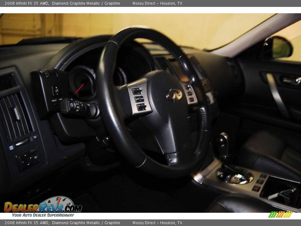 2008 Infiniti FX 35 AWD Diamond Graphite Metallic / Graphite Photo #11