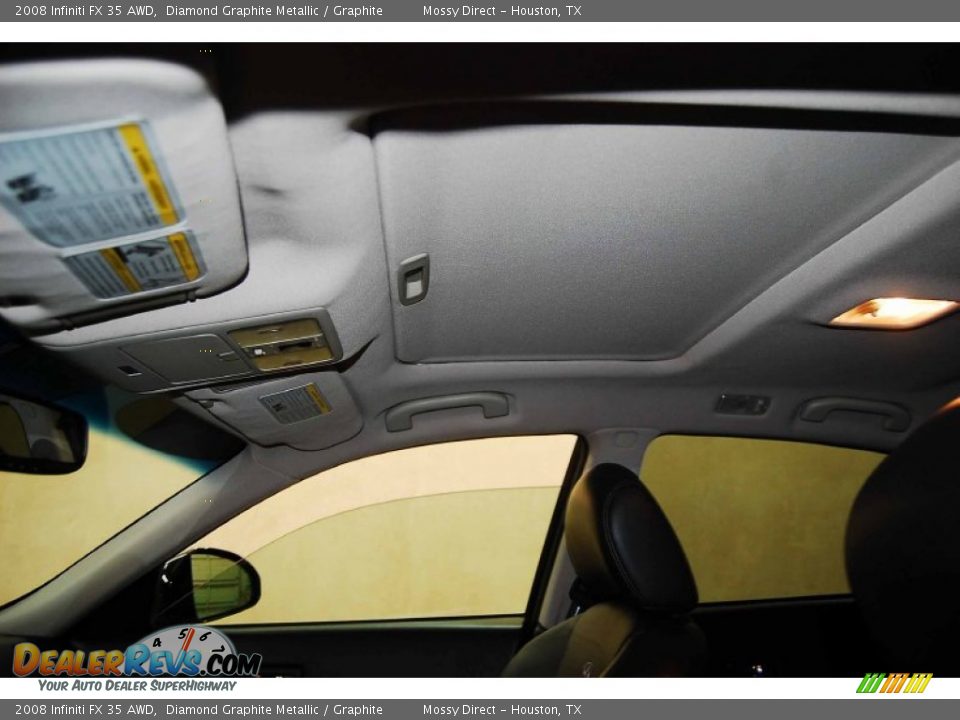 2008 Infiniti FX 35 AWD Diamond Graphite Metallic / Graphite Photo #12