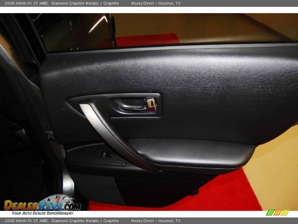 2008 Infiniti FX 35 AWD Diamond Graphite Metallic / Graphite Photo #17