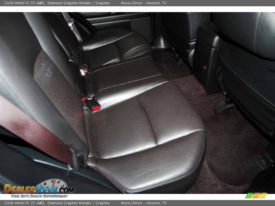 2008 Infiniti FX 35 AWD Diamond Graphite Metallic / Graphite Photo #18