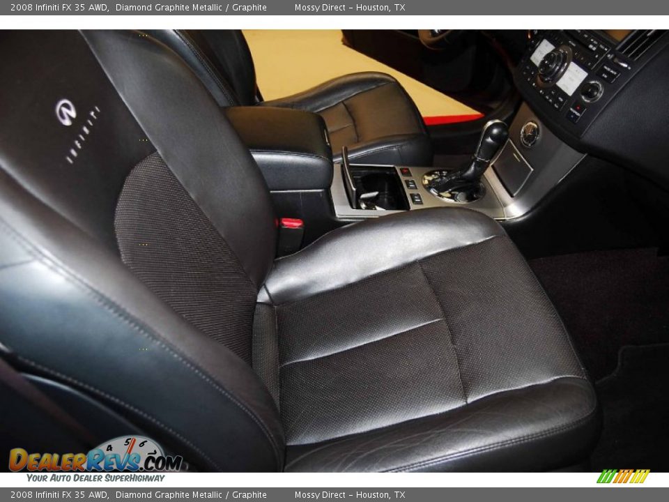 2008 Infiniti FX 35 AWD Diamond Graphite Metallic / Graphite Photo #20