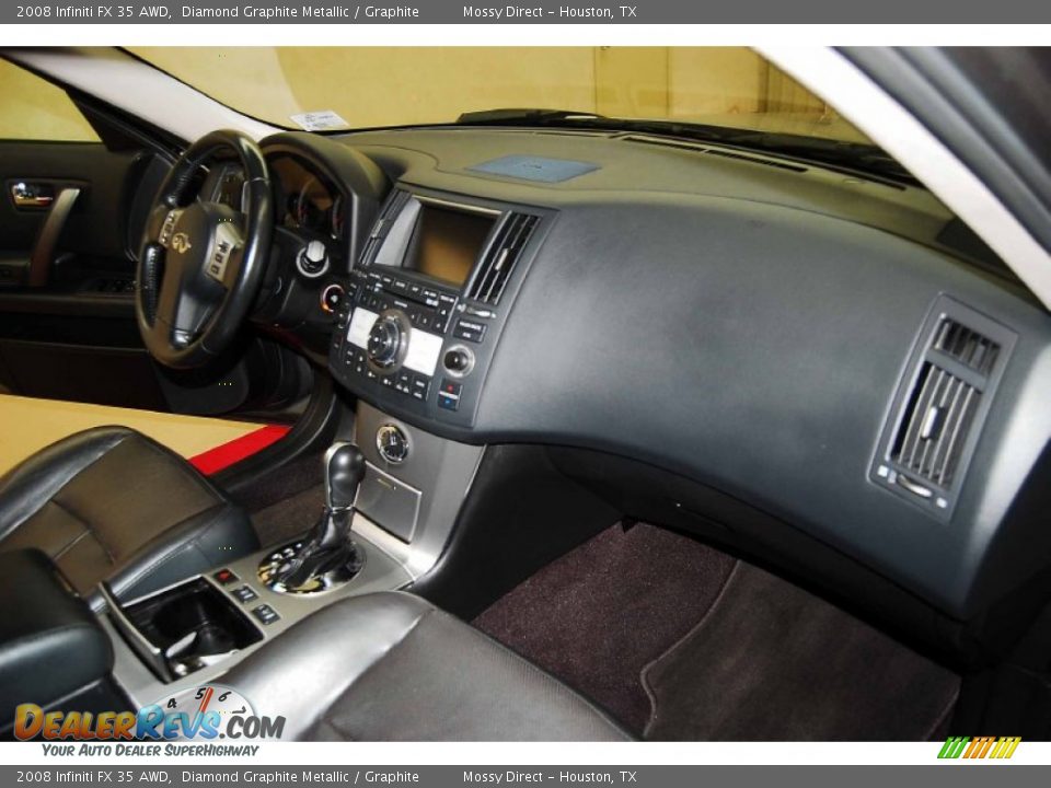 2008 Infiniti FX 35 AWD Diamond Graphite Metallic / Graphite Photo #21