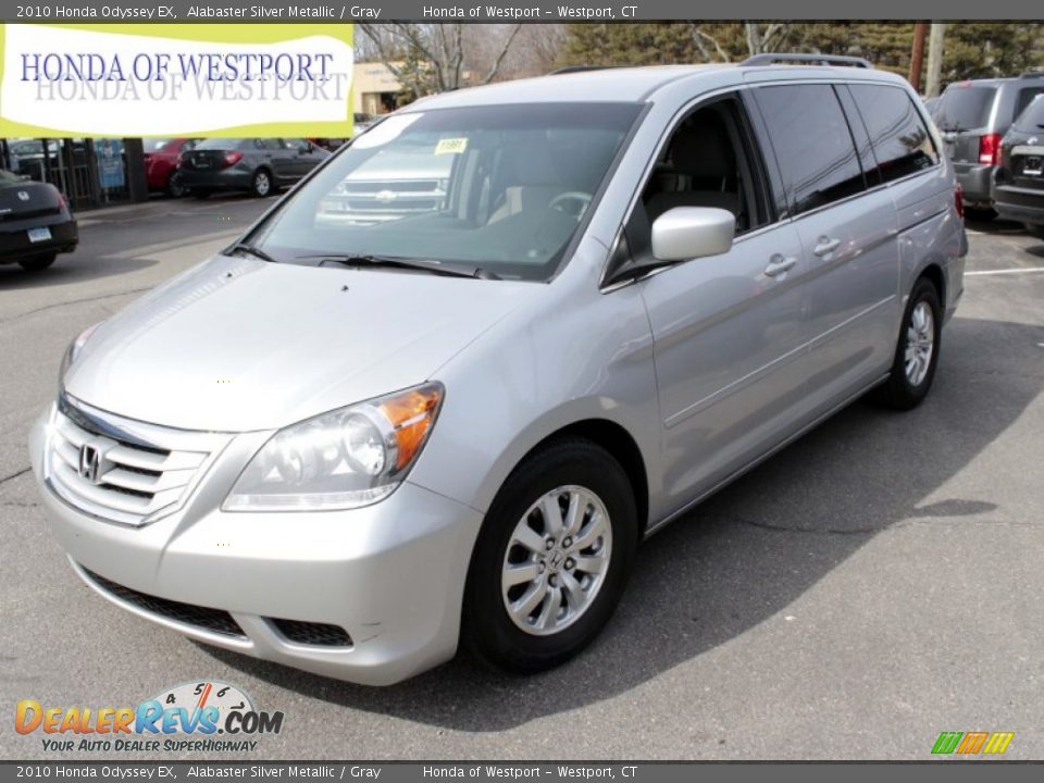 2010 Honda Odyssey EX Alabaster Silver Metallic / Gray Photo #1