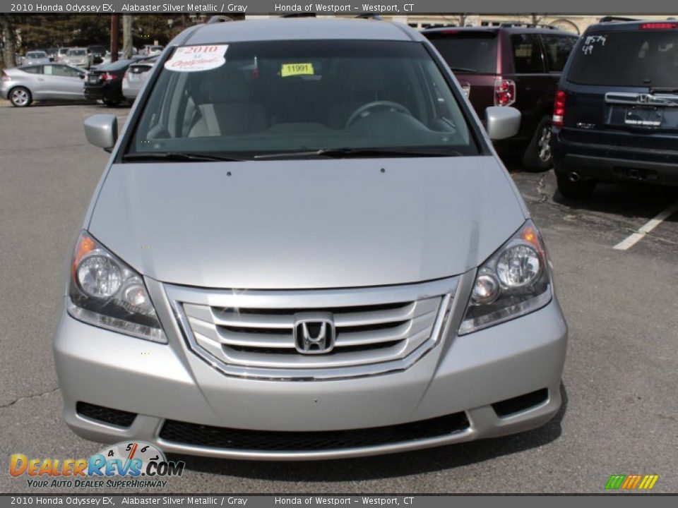 2010 Honda Odyssey EX Alabaster Silver Metallic / Gray Photo #2