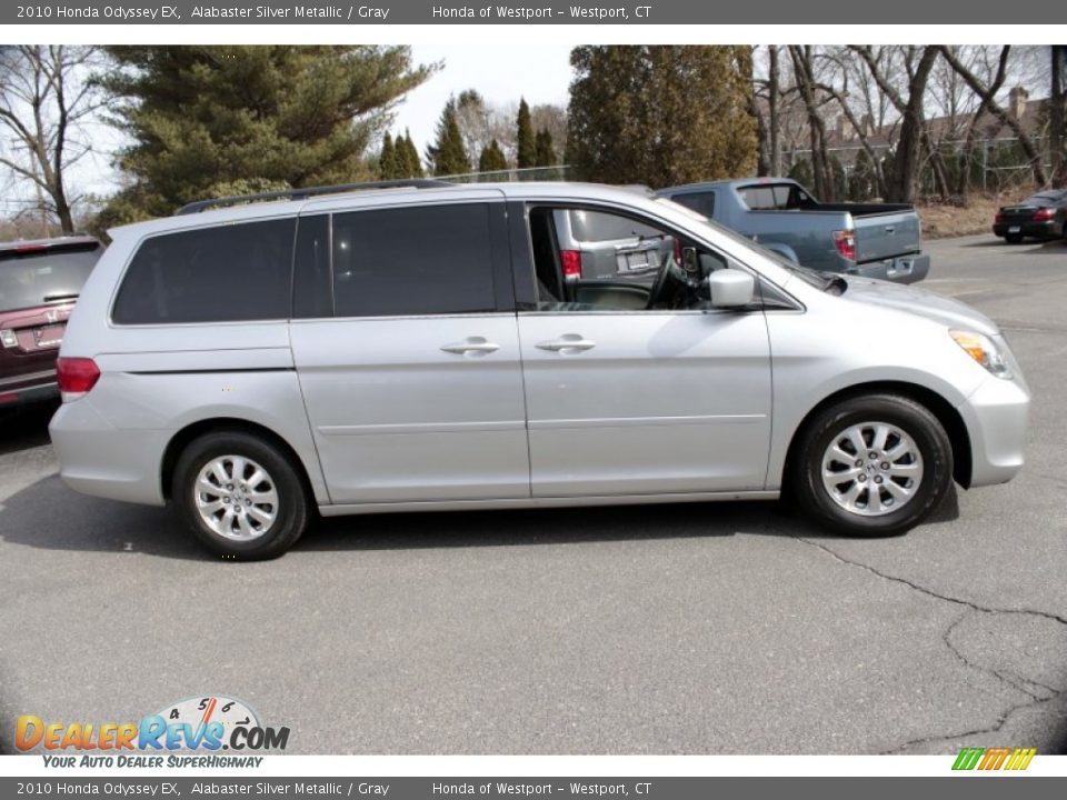 2010 Honda Odyssey EX Alabaster Silver Metallic / Gray Photo #4