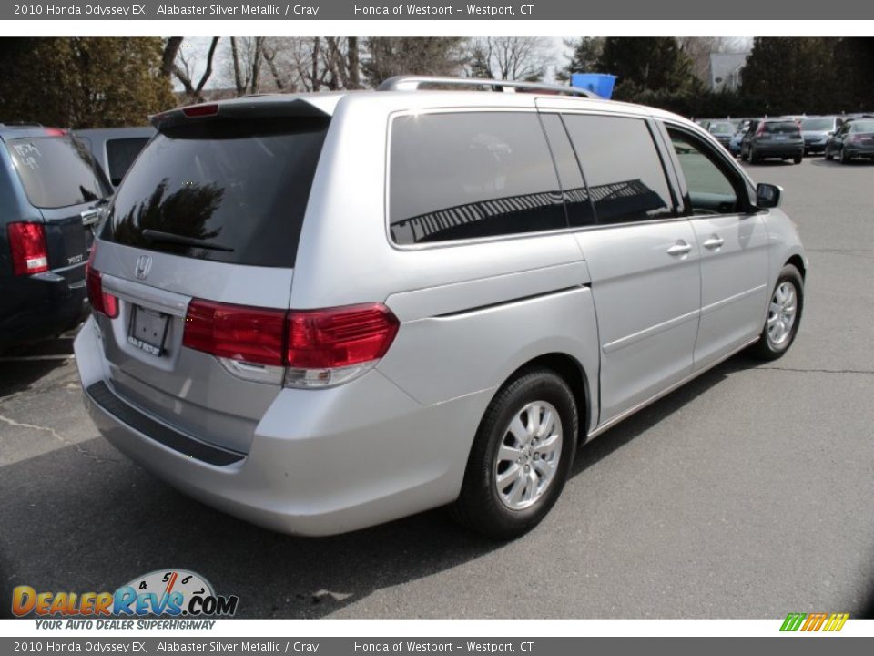 2010 Honda Odyssey EX Alabaster Silver Metallic / Gray Photo #7
