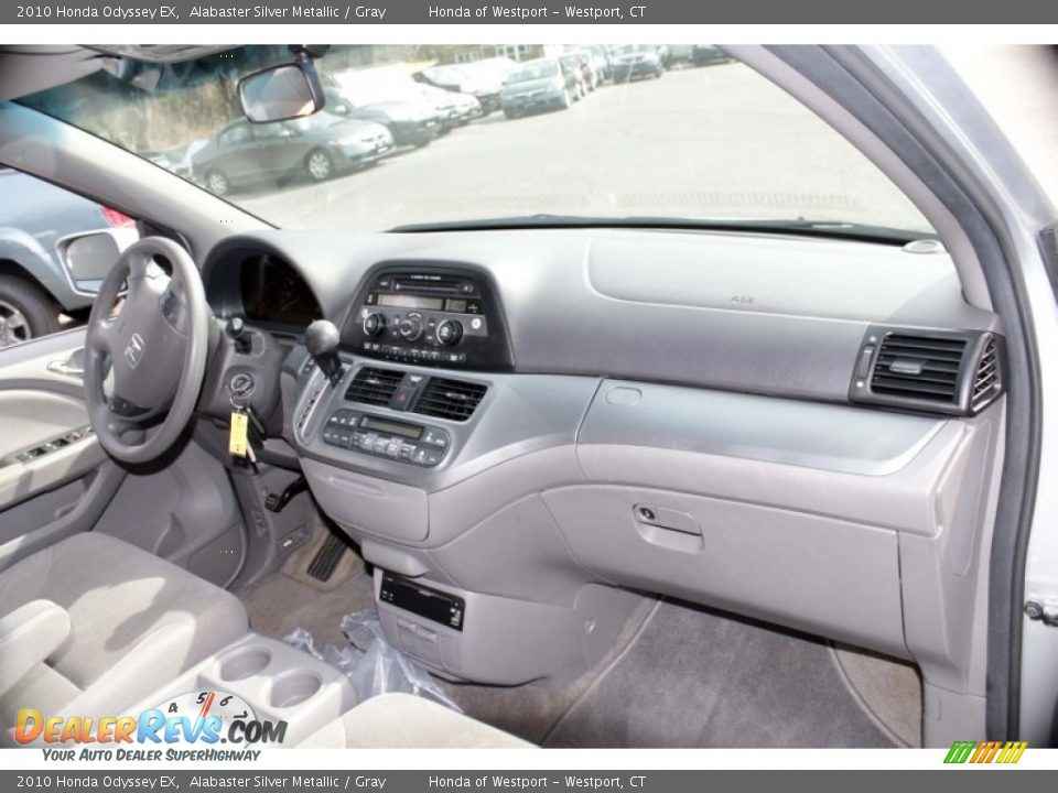 2010 Honda Odyssey EX Alabaster Silver Metallic / Gray Photo #10