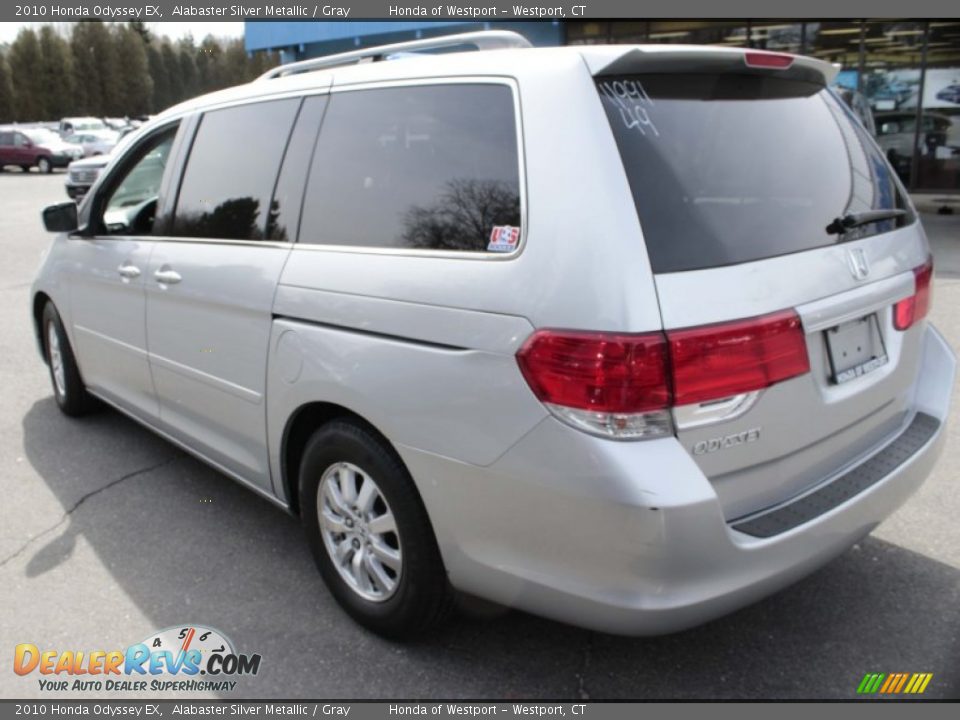 2010 Honda Odyssey EX Alabaster Silver Metallic / Gray Photo #11
