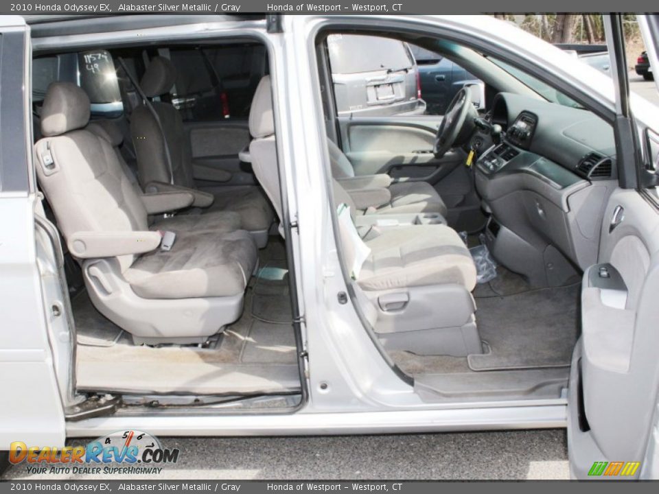 2010 Honda Odyssey EX Alabaster Silver Metallic / Gray Photo #13