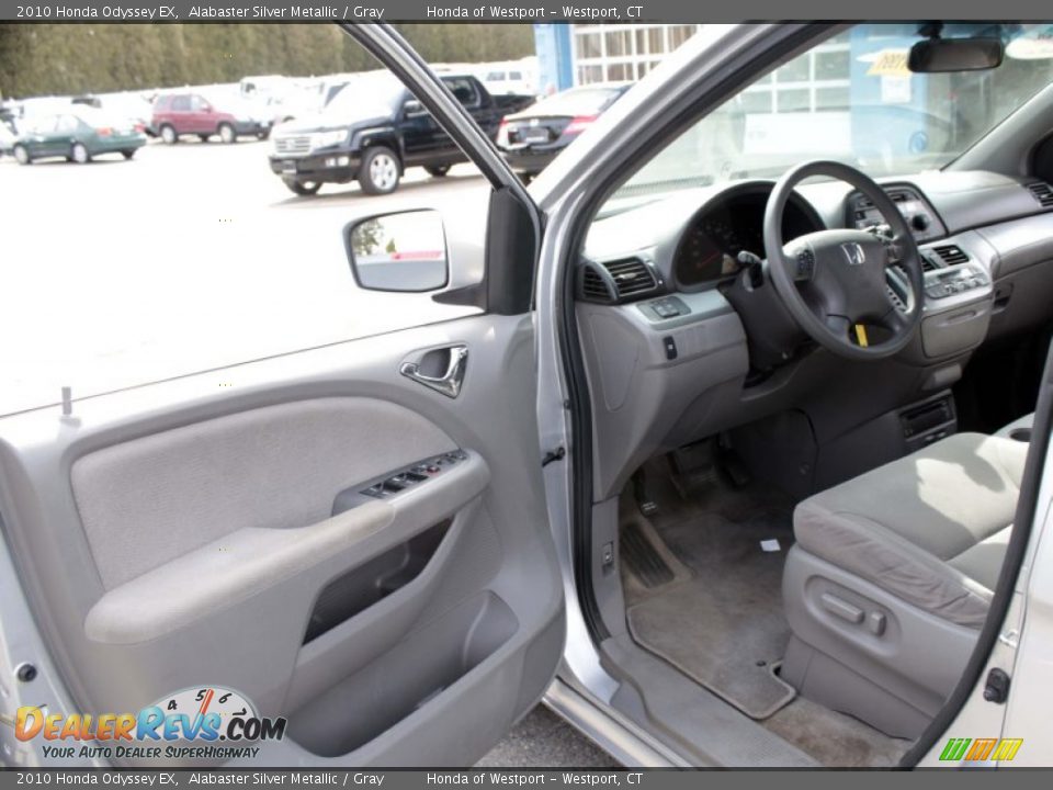2010 Honda Odyssey EX Alabaster Silver Metallic / Gray Photo #14