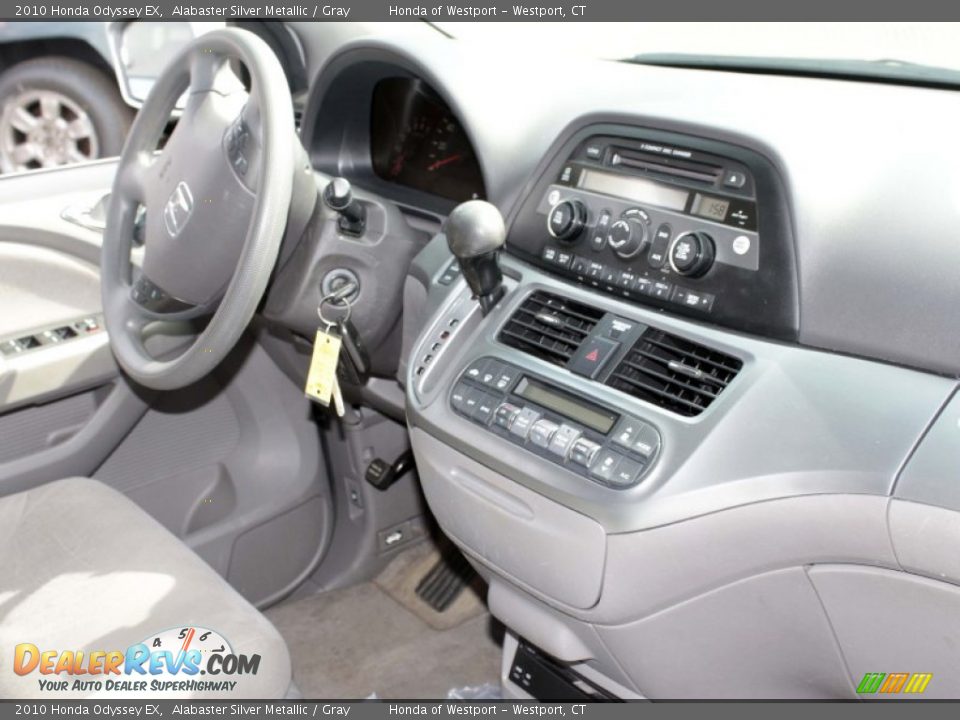 2010 Honda Odyssey EX Alabaster Silver Metallic / Gray Photo #15