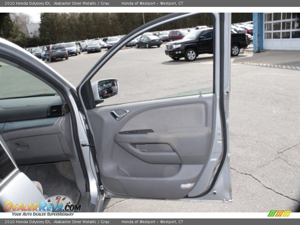 2010 Honda Odyssey EX Alabaster Silver Metallic / Gray Photo #21