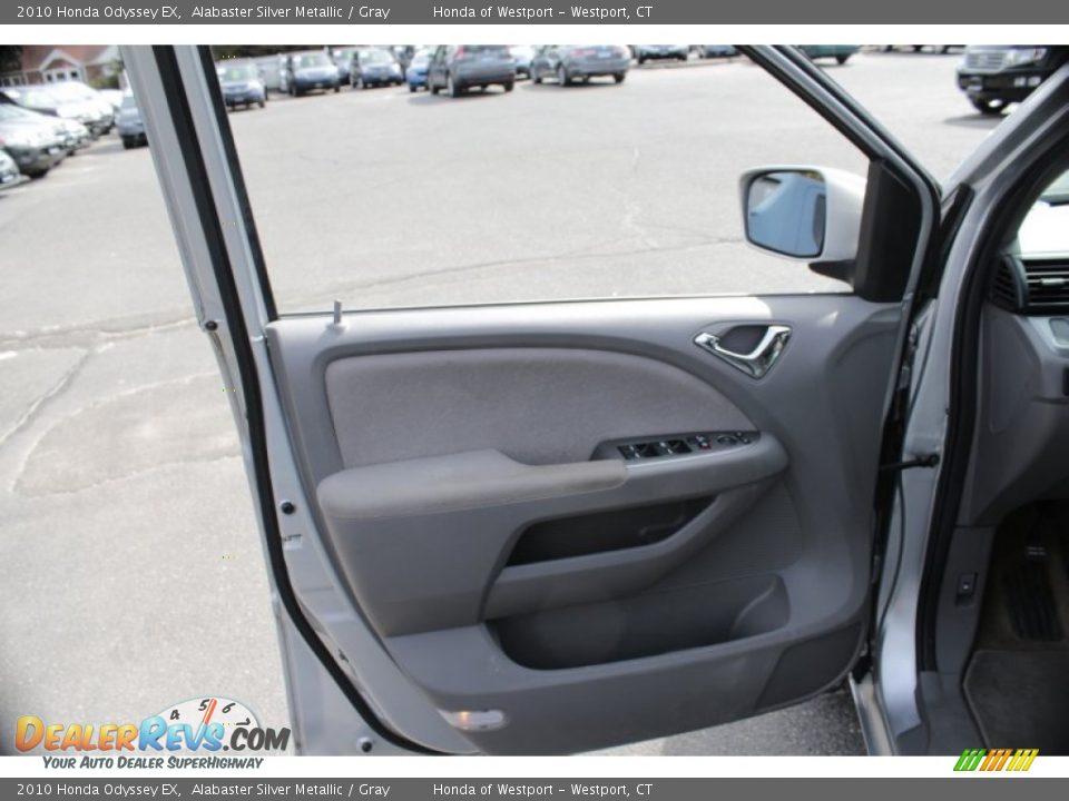 2010 Honda Odyssey EX Alabaster Silver Metallic / Gray Photo #22