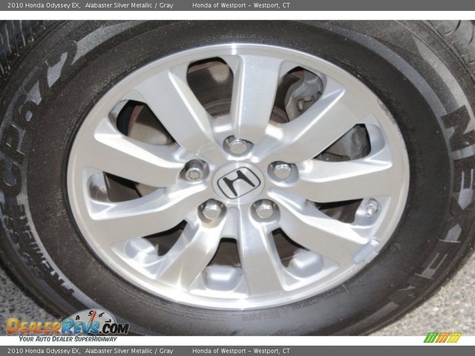2010 Honda Odyssey EX Alabaster Silver Metallic / Gray Photo #23