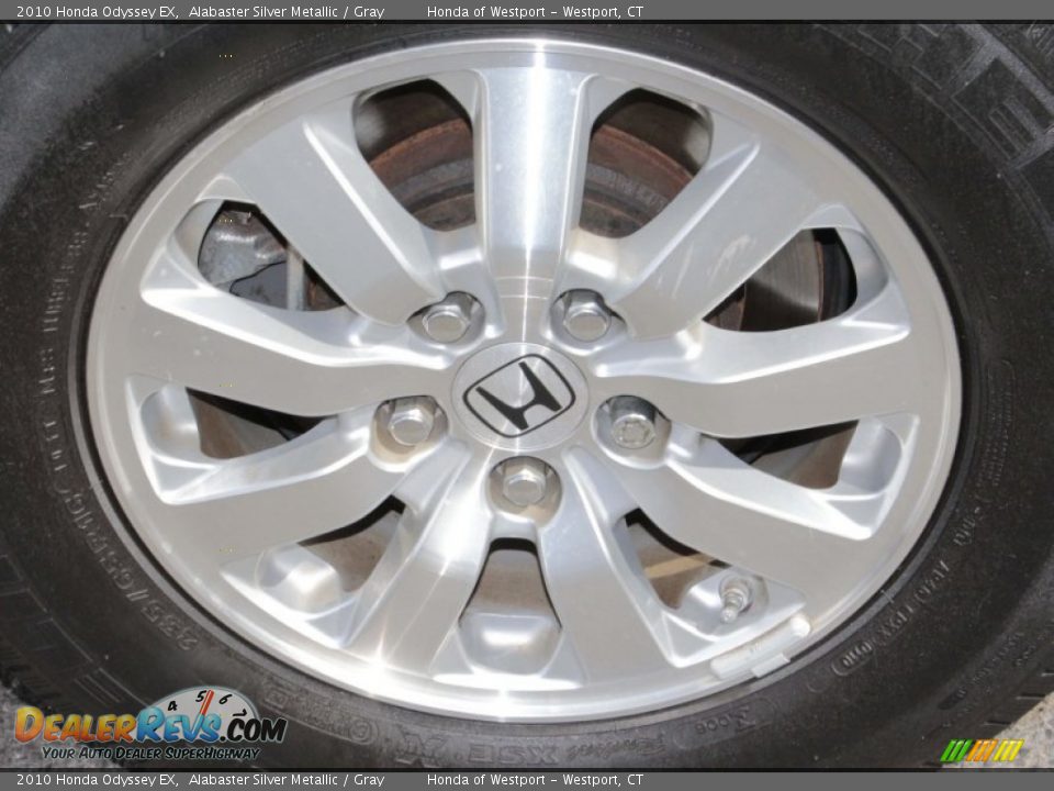 2010 Honda Odyssey EX Alabaster Silver Metallic / Gray Photo #25