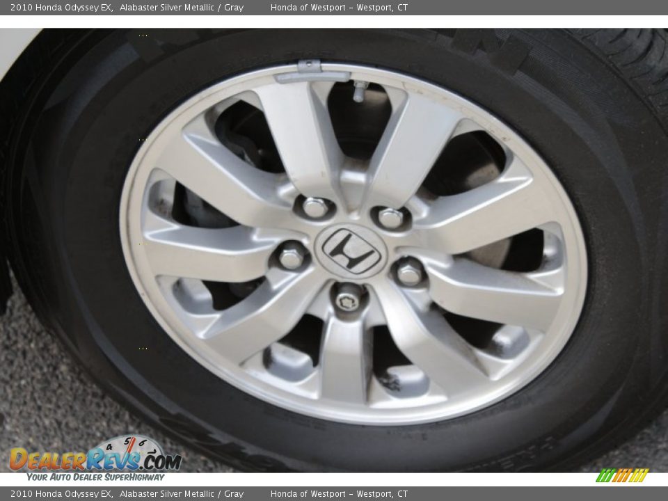 2010 Honda Odyssey EX Alabaster Silver Metallic / Gray Photo #26