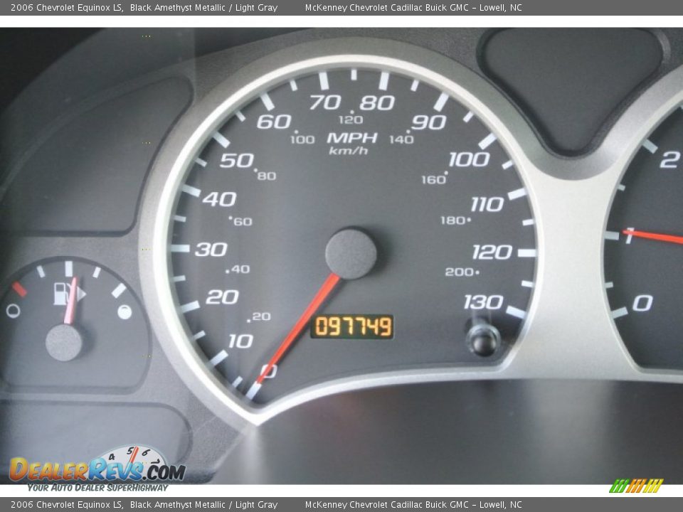 2006 Chevrolet Equinox LS Black Amethyst Metallic / Light Gray Photo #15