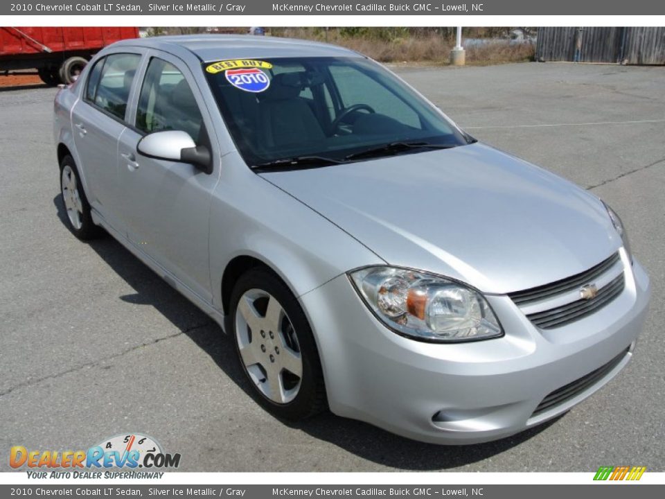 2010 Chevrolet Cobalt LT Sedan Silver Ice Metallic / Gray Photo #2