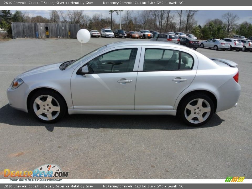 2010 Chevrolet Cobalt LT Sedan Silver Ice Metallic / Gray Photo #3