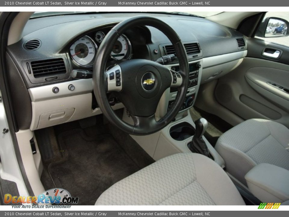 2010 Chevrolet Cobalt LT Sedan Silver Ice Metallic / Gray Photo #22