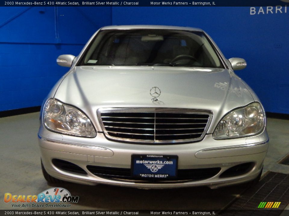 2003 Mercedes-Benz S 430 4Matic Sedan Brilliant Silver Metallic / Charcoal Photo #2