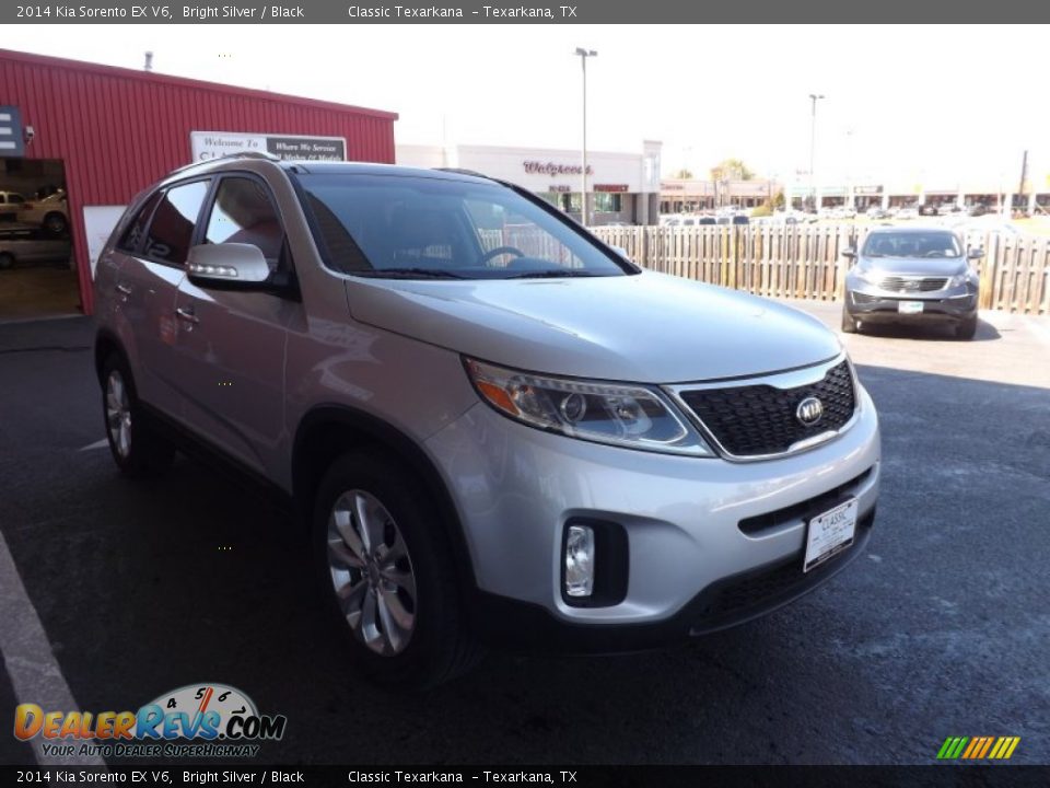 2014 Kia Sorento EX V6 Bright Silver / Black Photo #1