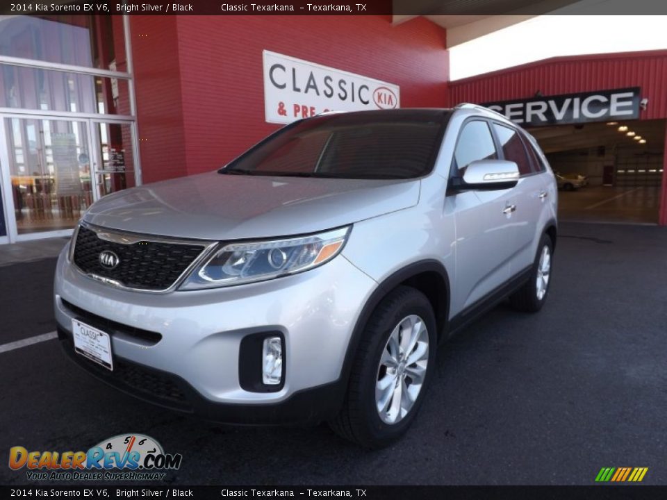 2014 Kia Sorento EX V6 Bright Silver / Black Photo #2