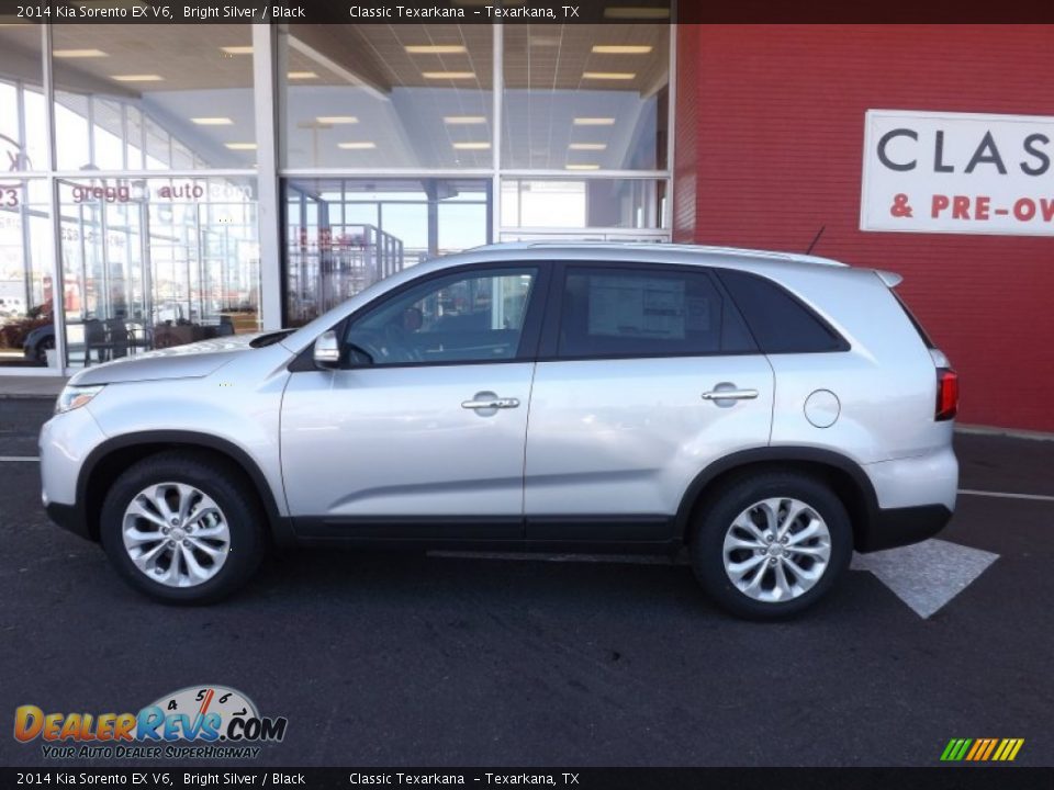 2014 Kia Sorento EX V6 Bright Silver / Black Photo #4