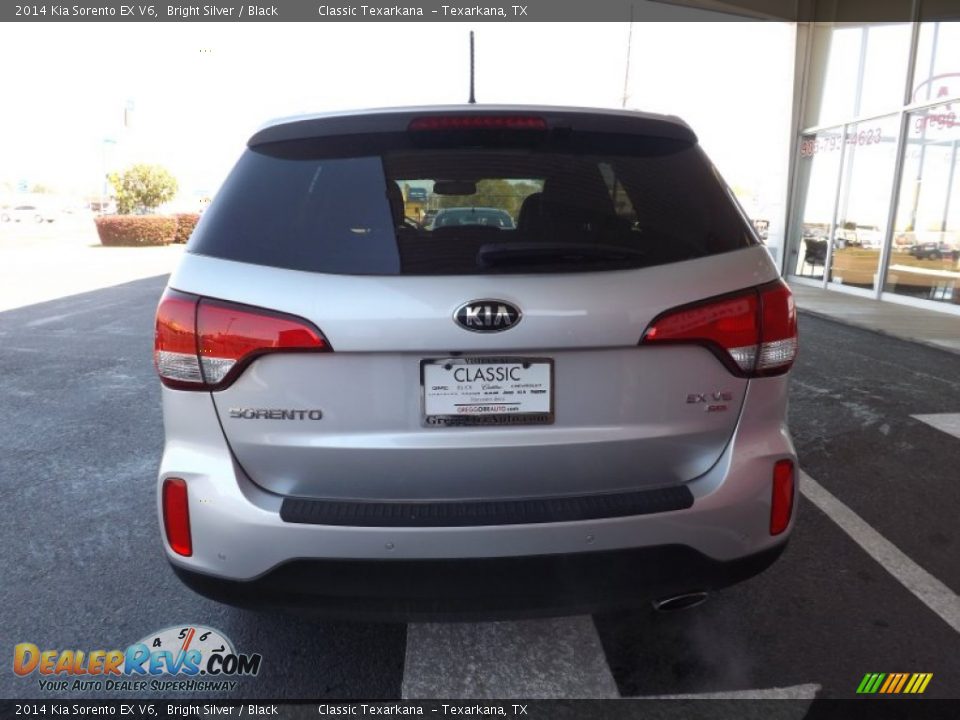 2014 Kia Sorento EX V6 Bright Silver / Black Photo #6