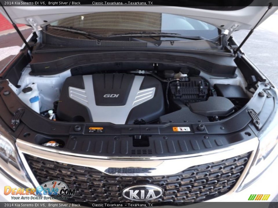 2014 Kia Sorento EX V6 Bright Silver / Black Photo #13