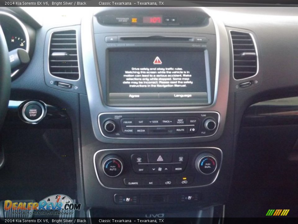 2014 Kia Sorento EX V6 Bright Silver / Black Photo #17