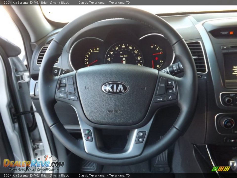 2014 Kia Sorento EX V6 Bright Silver / Black Photo #18