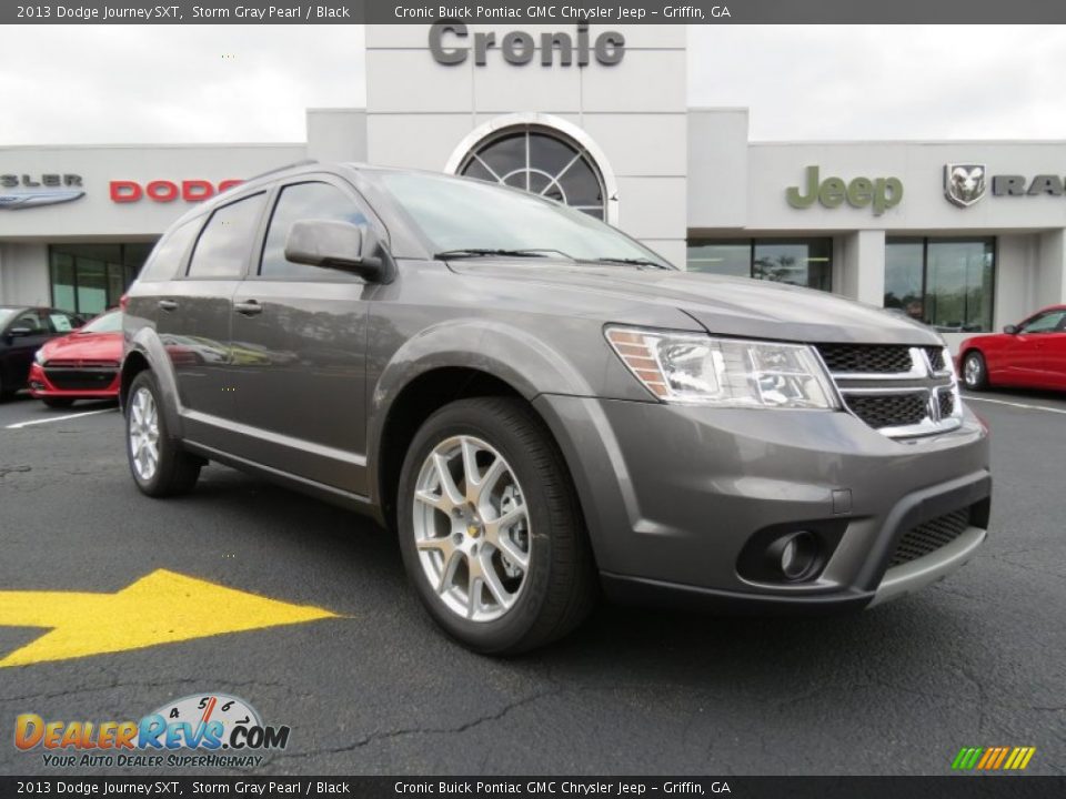 2013 Dodge Journey SXT Storm Gray Pearl / Black Photo #1