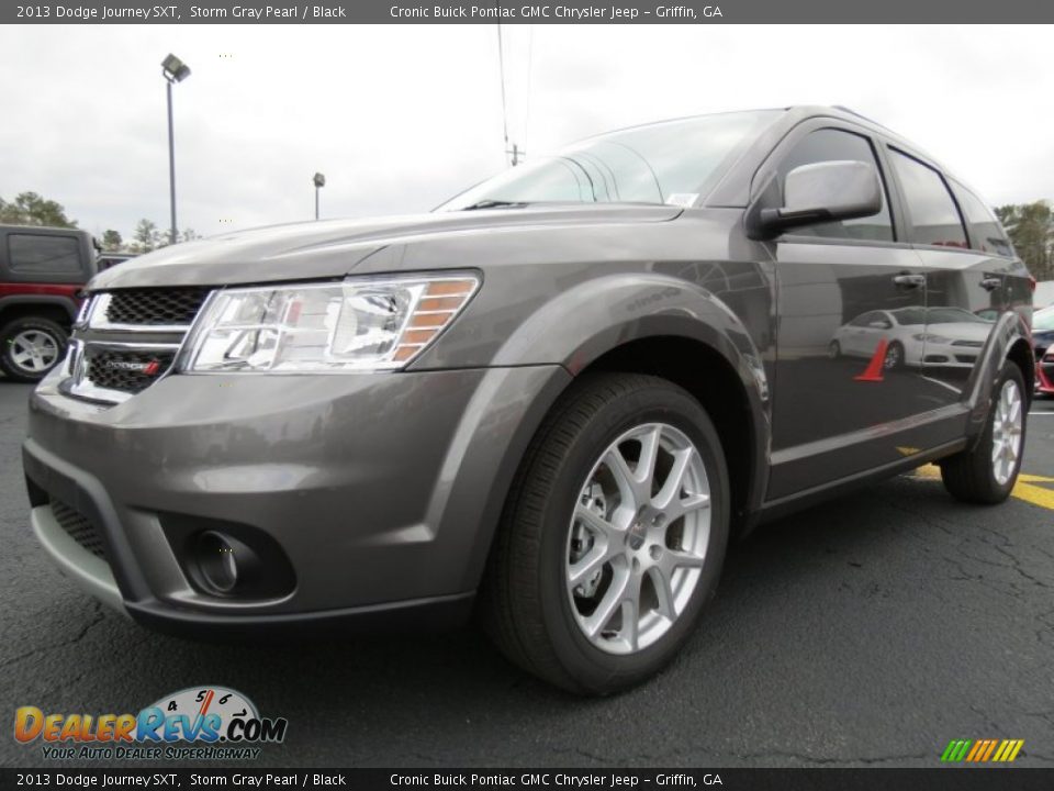 2013 Dodge Journey SXT Storm Gray Pearl / Black Photo #3
