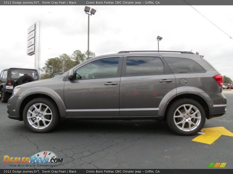 2013 Dodge Journey SXT Storm Gray Pearl / Black Photo #4