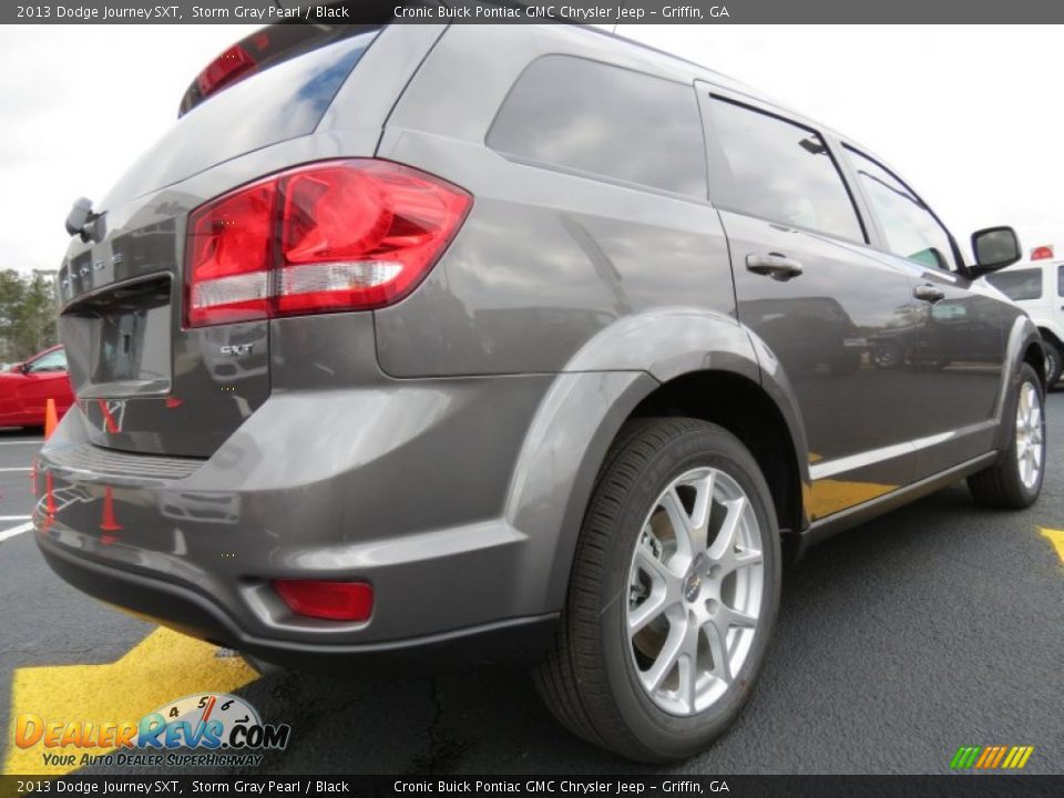 2013 Dodge Journey SXT Storm Gray Pearl / Black Photo #6
