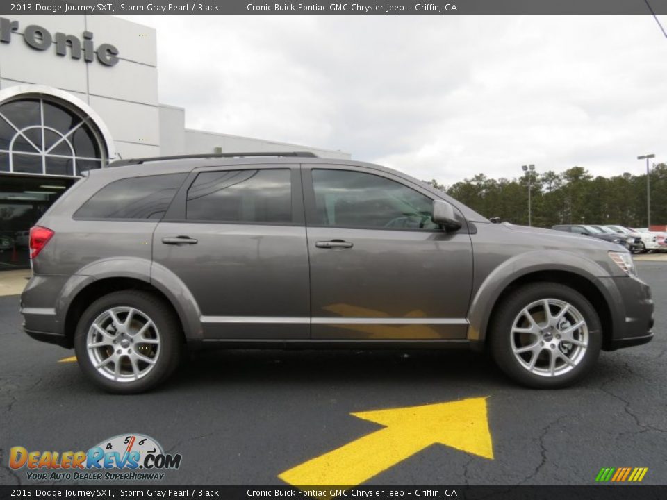 2013 Dodge Journey SXT Storm Gray Pearl / Black Photo #7