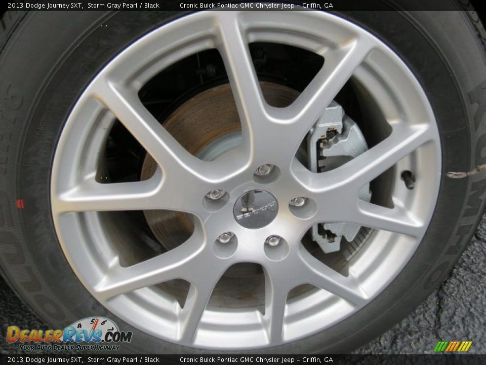 2013 Dodge Journey SXT Storm Gray Pearl / Black Photo #8