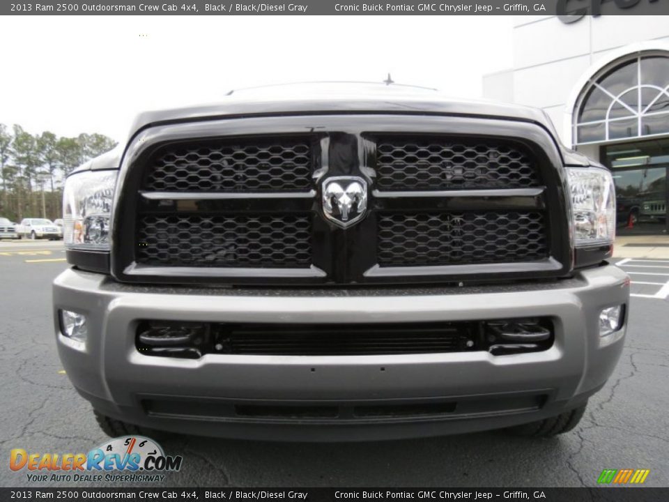 2013 Ram 2500 Outdoorsman Crew Cab 4x4 Black / Black/Diesel Gray Photo #2