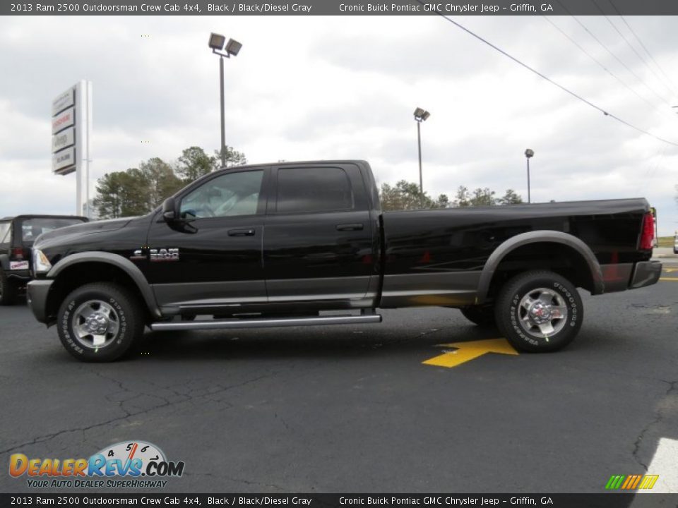 Black 2013 Ram 2500 Outdoorsman Crew Cab 4x4 Photo #4