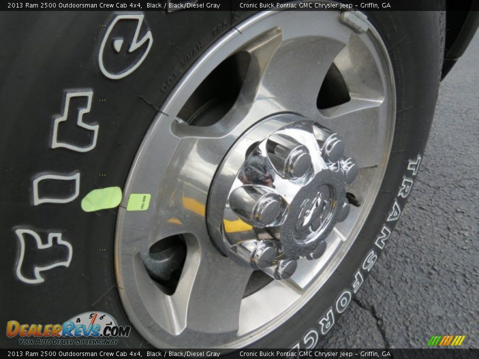 2013 Ram 2500 Outdoorsman Crew Cab 4x4 Black / Black/Diesel Gray Photo #10