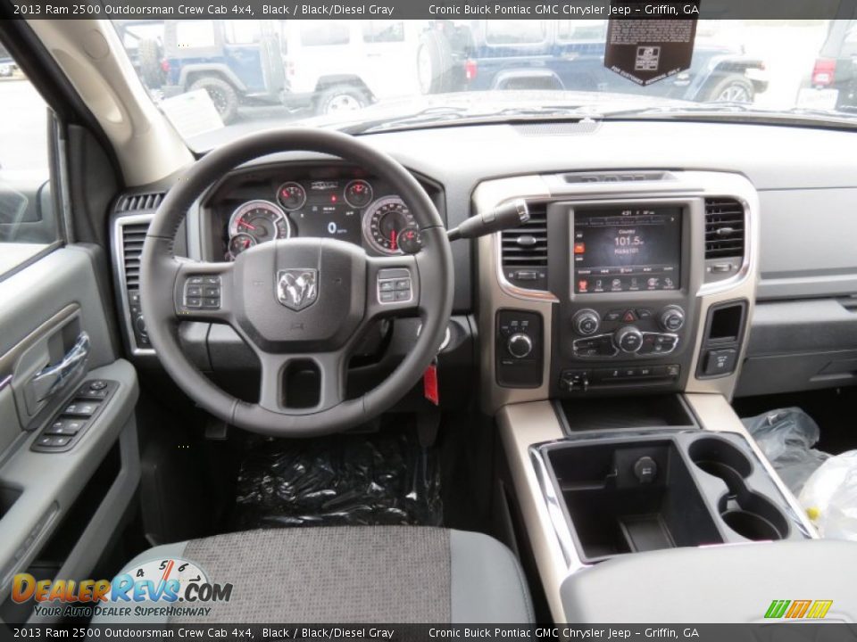 Dashboard of 2013 Ram 2500 Outdoorsman Crew Cab 4x4 Photo #13
