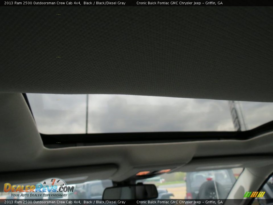 2013 Ram 2500 Outdoorsman Crew Cab 4x4 Black / Black/Diesel Gray Photo #14