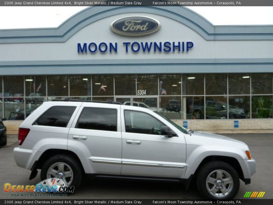 2006 Jeep Grand Cherokee Limited 4x4 Bright Silver Metallic / Medium Slate Gray Photo #1