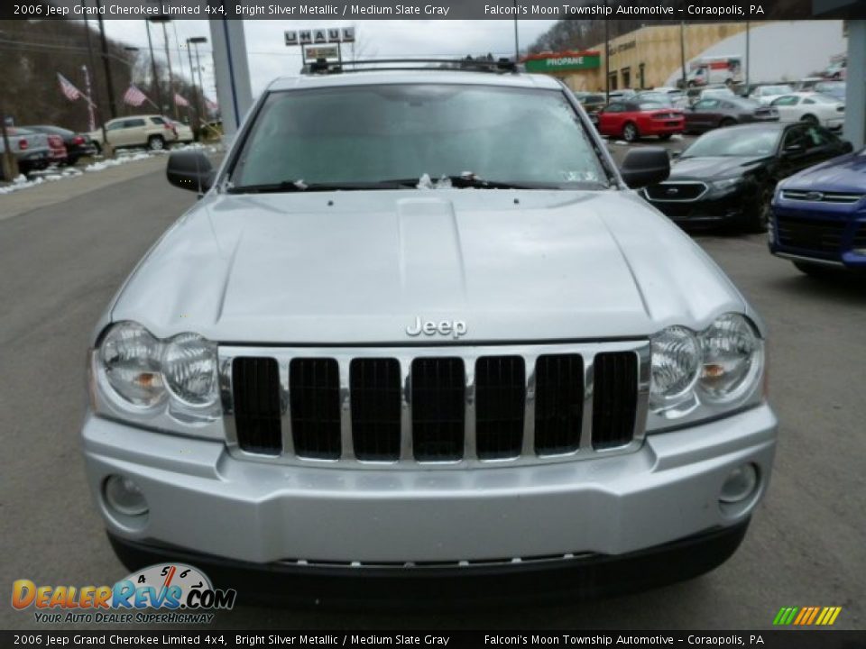 2006 Jeep Grand Cherokee Limited 4x4 Bright Silver Metallic / Medium Slate Gray Photo #7