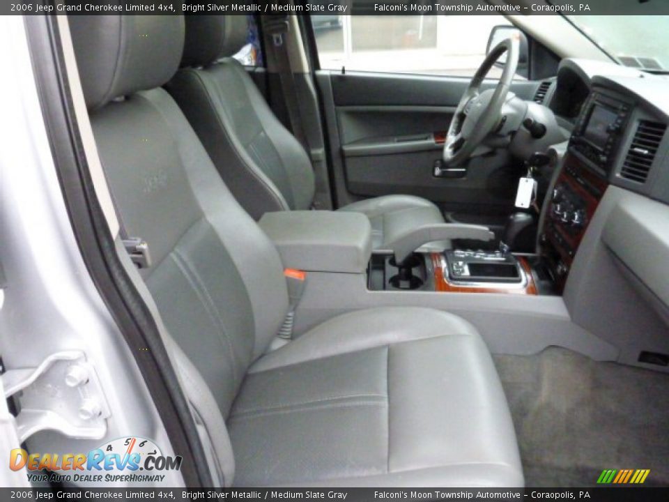 2006 Jeep Grand Cherokee Limited 4x4 Bright Silver Metallic / Medium Slate Gray Photo #10