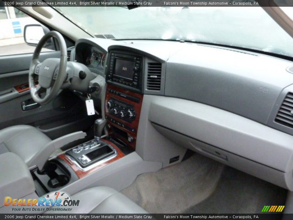 2006 Jeep Grand Cherokee Limited 4x4 Bright Silver Metallic / Medium Slate Gray Photo #11